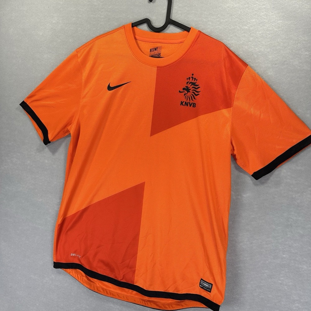 Nike NETHERLANDS 2012/13 L Home‎ Football Shirt Soccer Jersey KNVB Top Kit